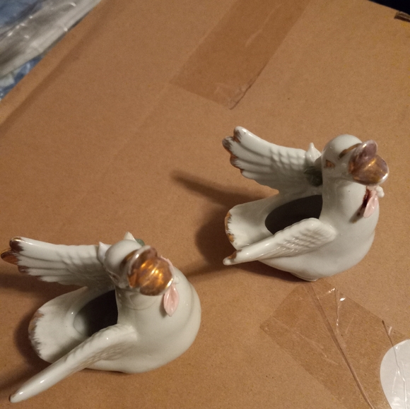 Porcelain swans (small) - Picture 3 of 3